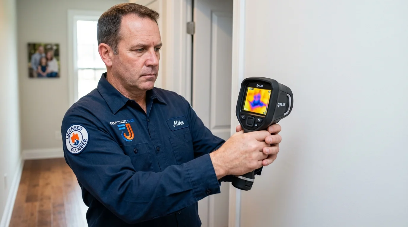 Thermal imaging leak detection by Johns Plumbing LLC in Fountain Valley